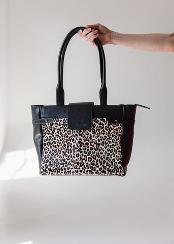 The Tote | Black Leopard