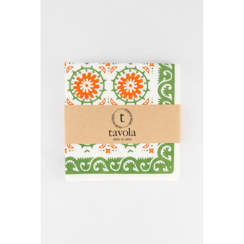 Tavola Biodegradable napkins - Mexican Orange