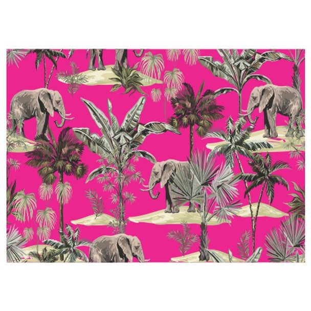 Paper Placemats - Pink Elephant