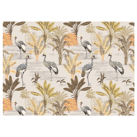Paper Placemats - Palm Heron