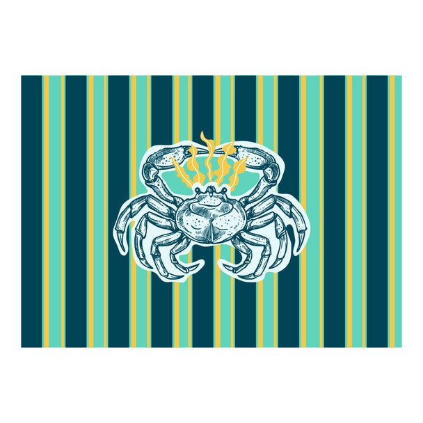Paper Placemats - Oh Green Crab