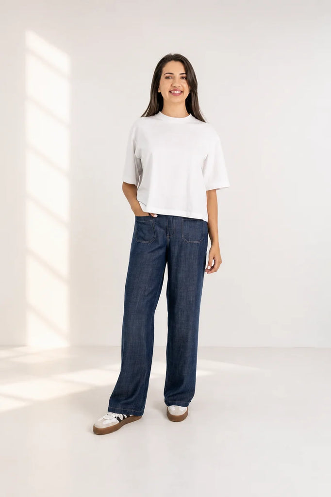 Verona Denim pants with pockets