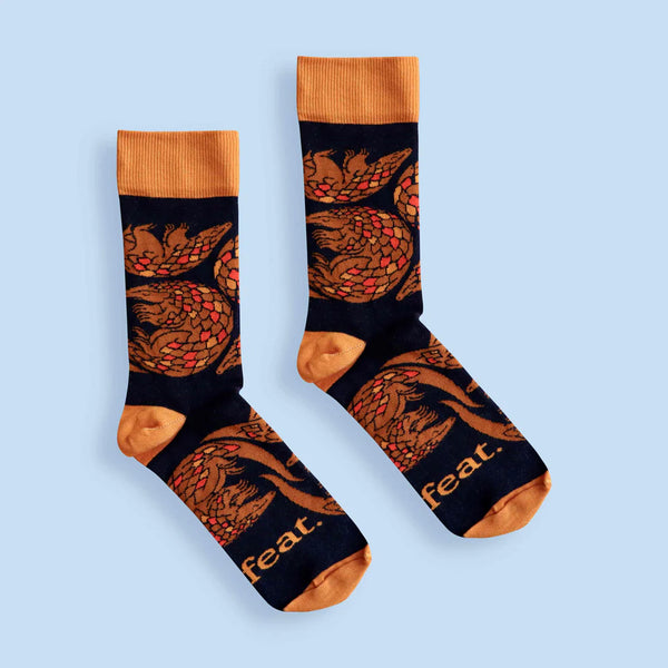 Men’s Pangolin socks | Scaly Anteaters