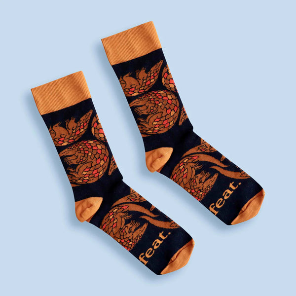 Men’s Pangolin socks | Scaly Anteaters