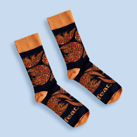 Men’s Pangolin socks | Scaly Anteaters