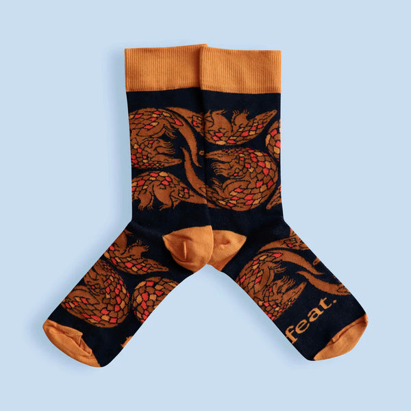 Men’s Pangolin socks | Scaly Anteaters