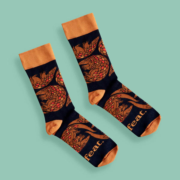 Ladies’ Pangolin socks | Scaly Anteaters