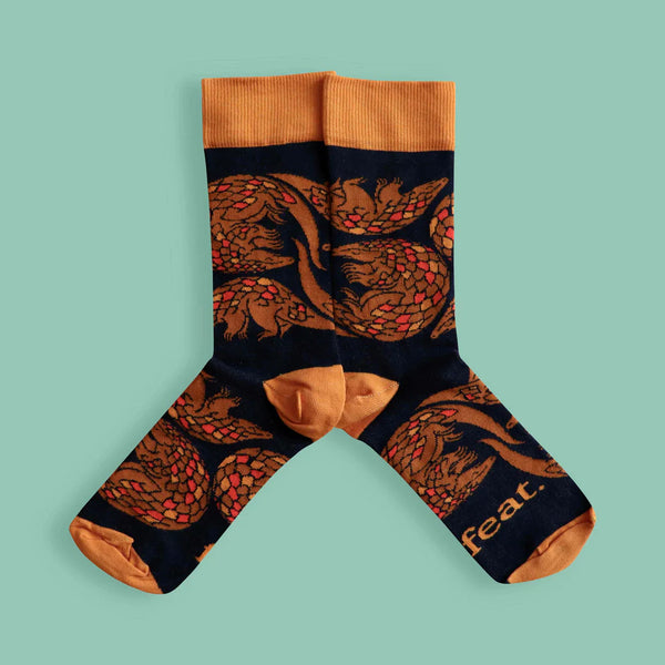 Ladies’ Pangolin socks | Scaly Anteaters