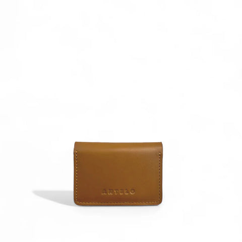 Ozzie leather card wallet - Cider