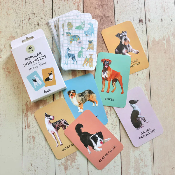 Popular Dog Breeds Memory Game