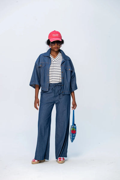 Sydney Wide Leg Pants - Denim