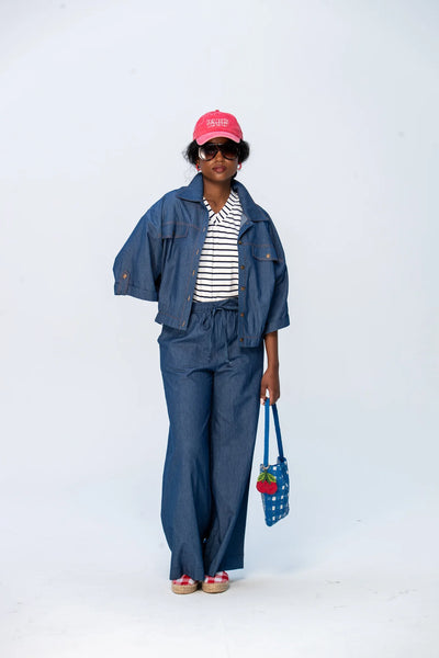 Sydney Wide Leg Pants - Denim