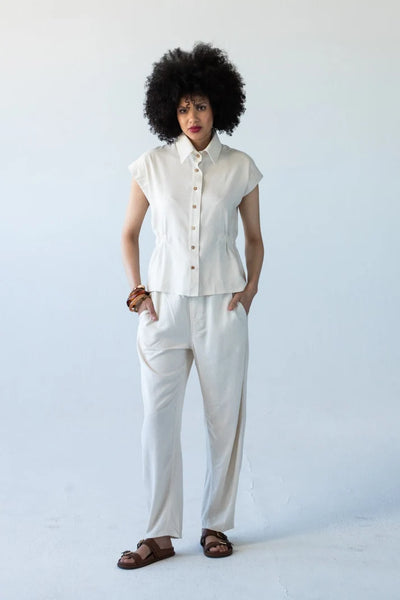 Parker Barrel Pants - Stone