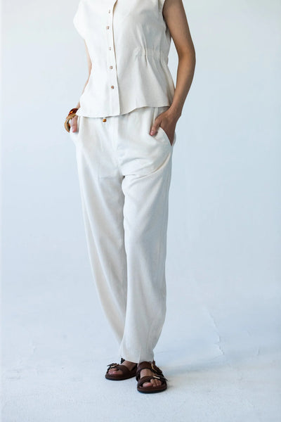 Parker Barrel Pants - Stone
