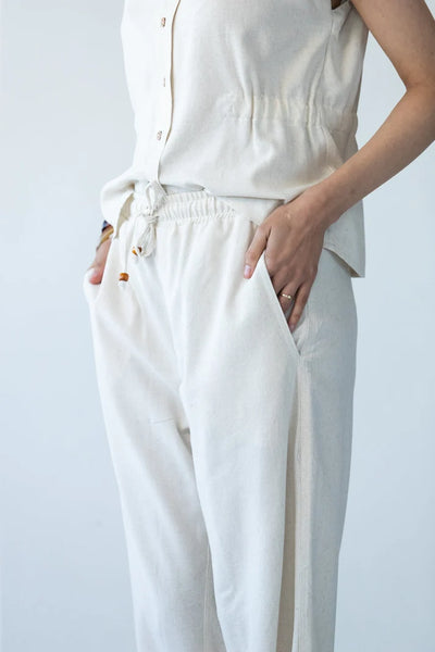 Parker Barrel Pants - Stone