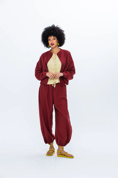 Stella Balloon Pants - Rust