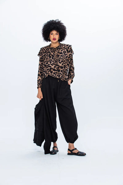 Bardot Winter Shirt - Brown Animal