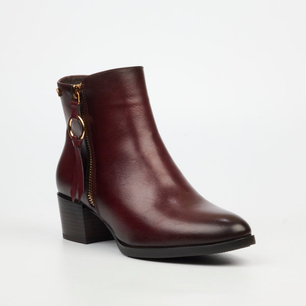 Ankle Boots – Burgundy
