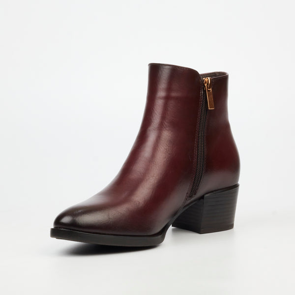 Ankle Boots – Burgundy