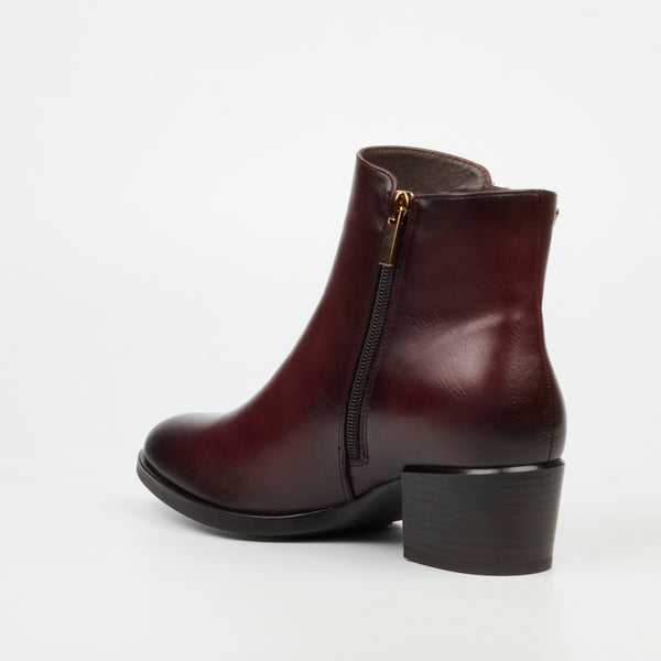 Ankle Boots – Burgundy