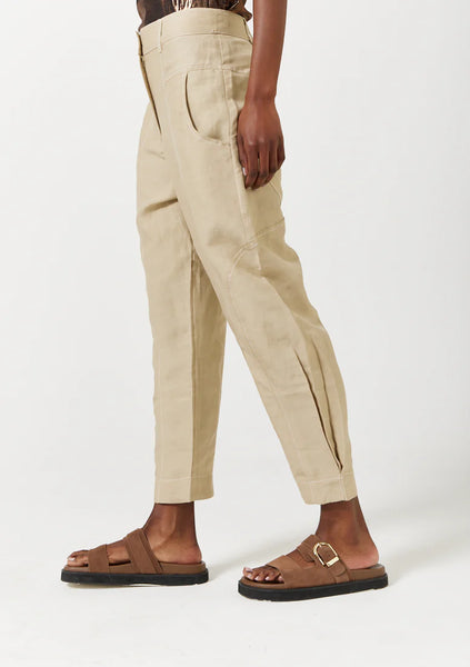 Arco Linen Pants (in Khaki or Grey)