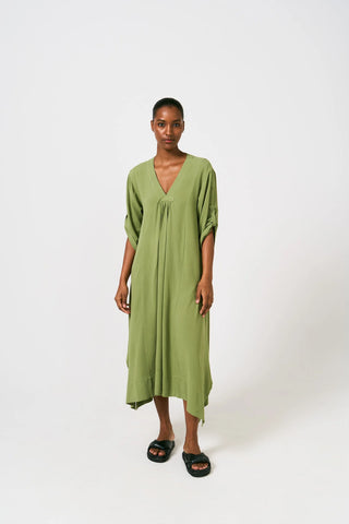 Tumi Kaftan Dress in Advocado