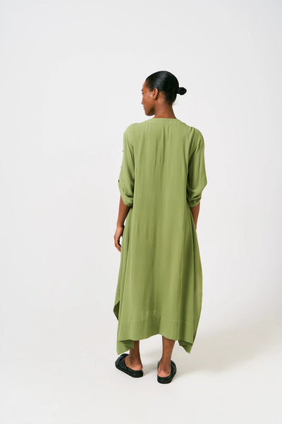 Tumi Kaftan Dress in Advocado