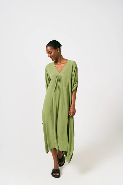 Tumi Kaftan Dress in Advocado