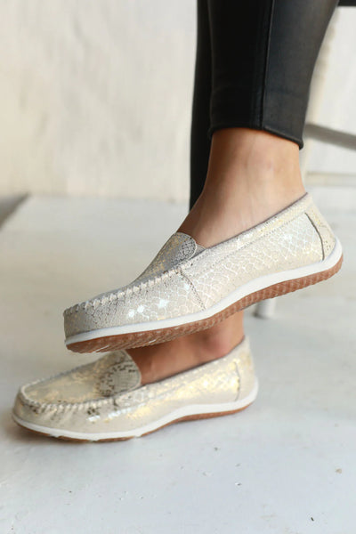 Julz Sable in Gold Snake