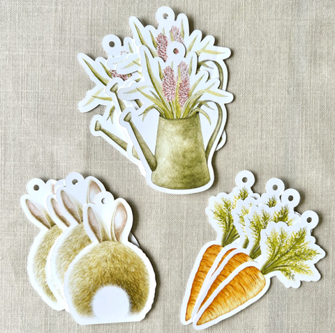 Spring Garden Gift tags (Set of 12)