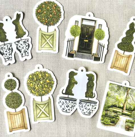 Topiary Gift Tags (set of 8)