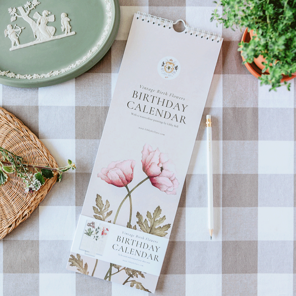 Birth Flowers Birthday Calendar