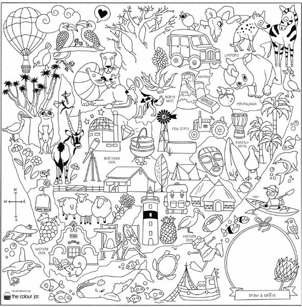 Creative Play ACTIVITY PACK - South Africa Map