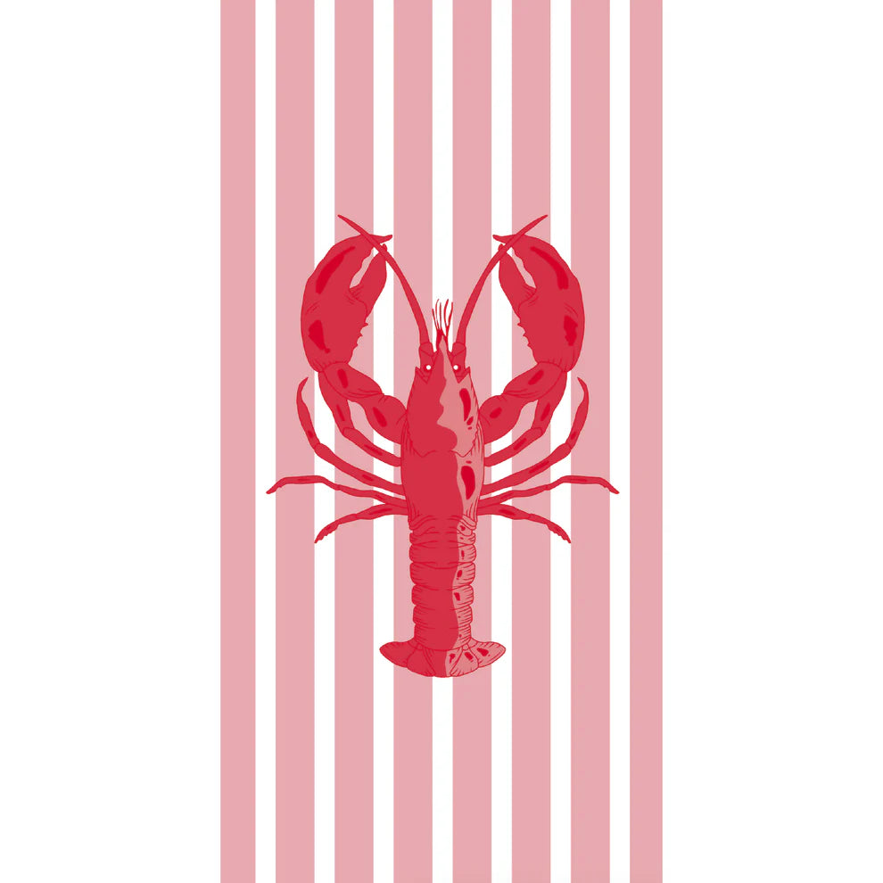 Tavola Biodegradable Slim napkins - Lobster