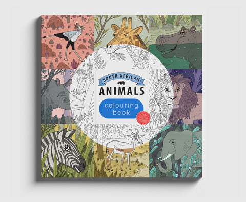 Patrick Latimer South Africa Animals Colouring in book