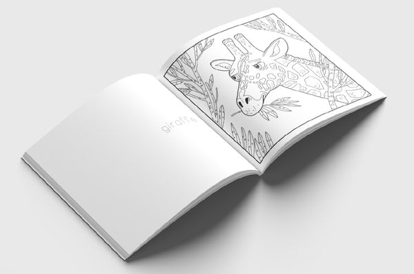 Patrick Latimer South Africa Animals Colouring in book