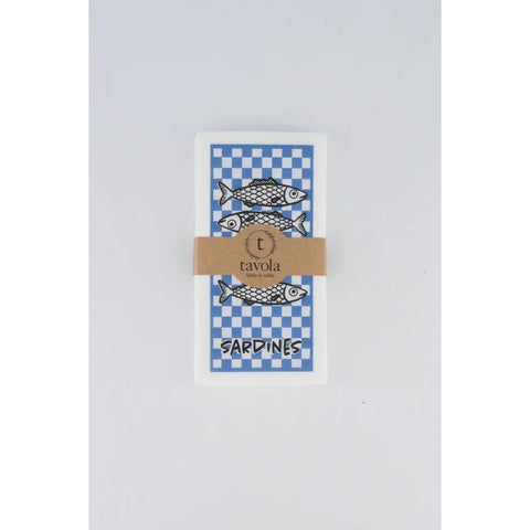 Tavola Biodegradable Slim napkins - Sardine