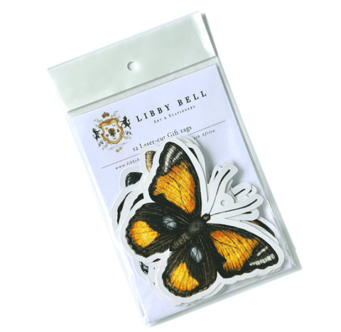 Butterfly gift tags (set of 12)