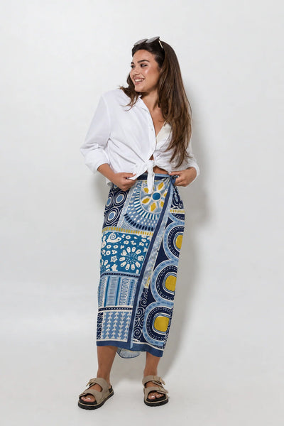 Amalfi Scarf | Blue