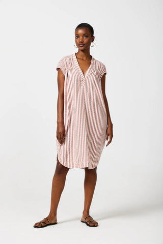 Salida Ruched Coverup - Rosewood