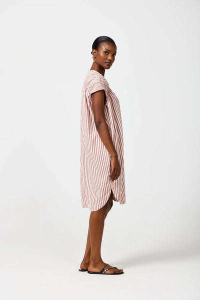 Salida Ruched Coverup - Rosewood