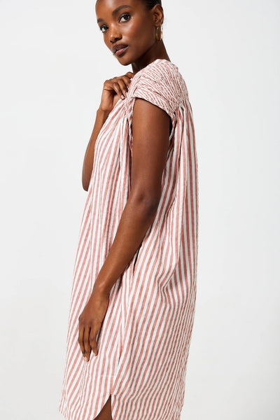 Salida Ruched Coverup - Rosewood