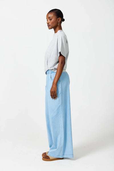 Zuri Short Sleeve Tee - Moonbeam Stripe