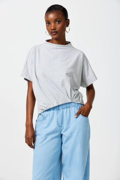 Zuri Short Sleeve Tee - Moonbeam Stripe