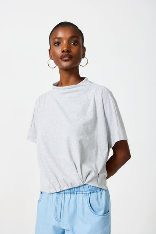 Zuri Short Sleeve Tee - Moonbeam Stripe