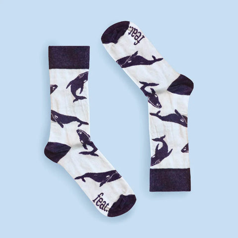 Men’s Southern Right Whale socks