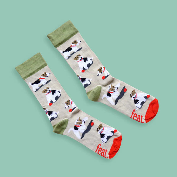 Ladies’ Teddie socks | Wire Haired Terrier Dog Socks