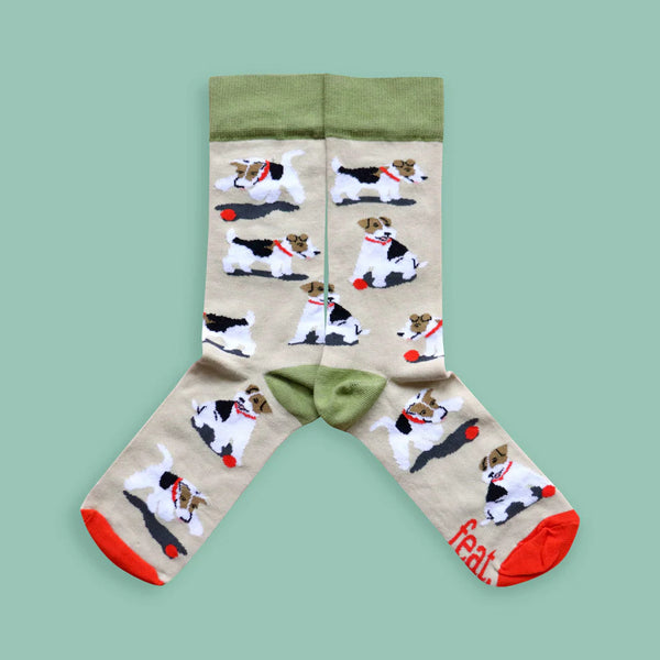 Ladies’ Teddie socks | Wire Haired Terrier Dog Socks