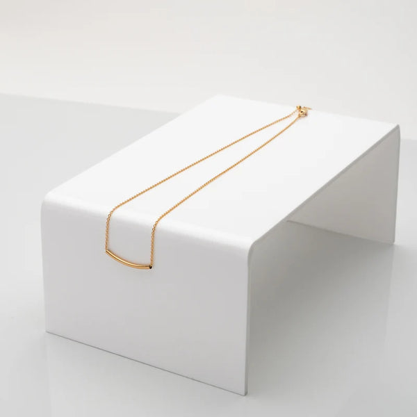 Tube Necklace in Gold