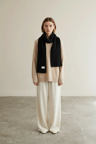 Nest Knit Scarf | Black